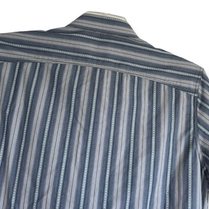 Kühl Mens Blue Striped Short Sleeve Button Down Shirt