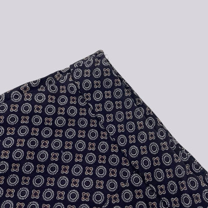 Margaret M Petites Geometric Print A-Line Mini Skirt