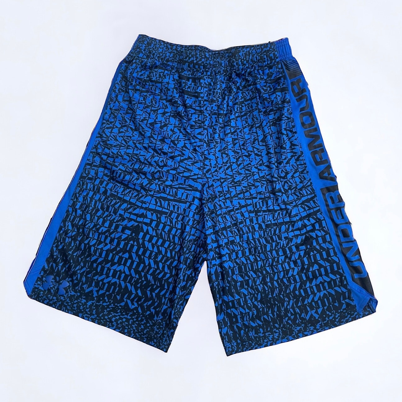 Under Armour Mens Youth Blue Athletic Active Loose Shorts