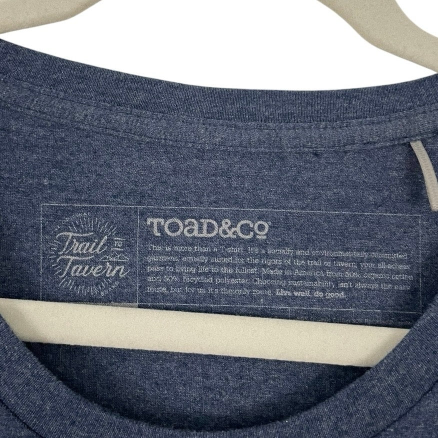 Toad & Co Navy Blue Roar Graphic Tee