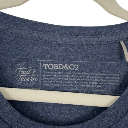 Toad & Co Navy Blue Roar Graphic Tee