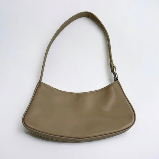 Liz Claiborne Accessories Beige Leather Mini Shoulder Purse Bag