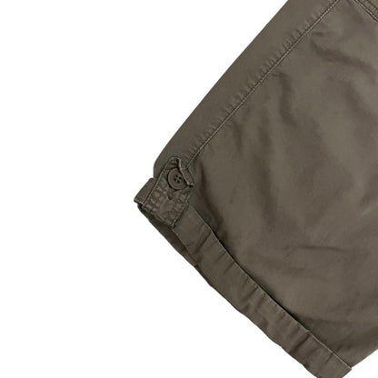 Calvin Klein Jeans Brown Midi Denim Cuffed Cargo Shorts