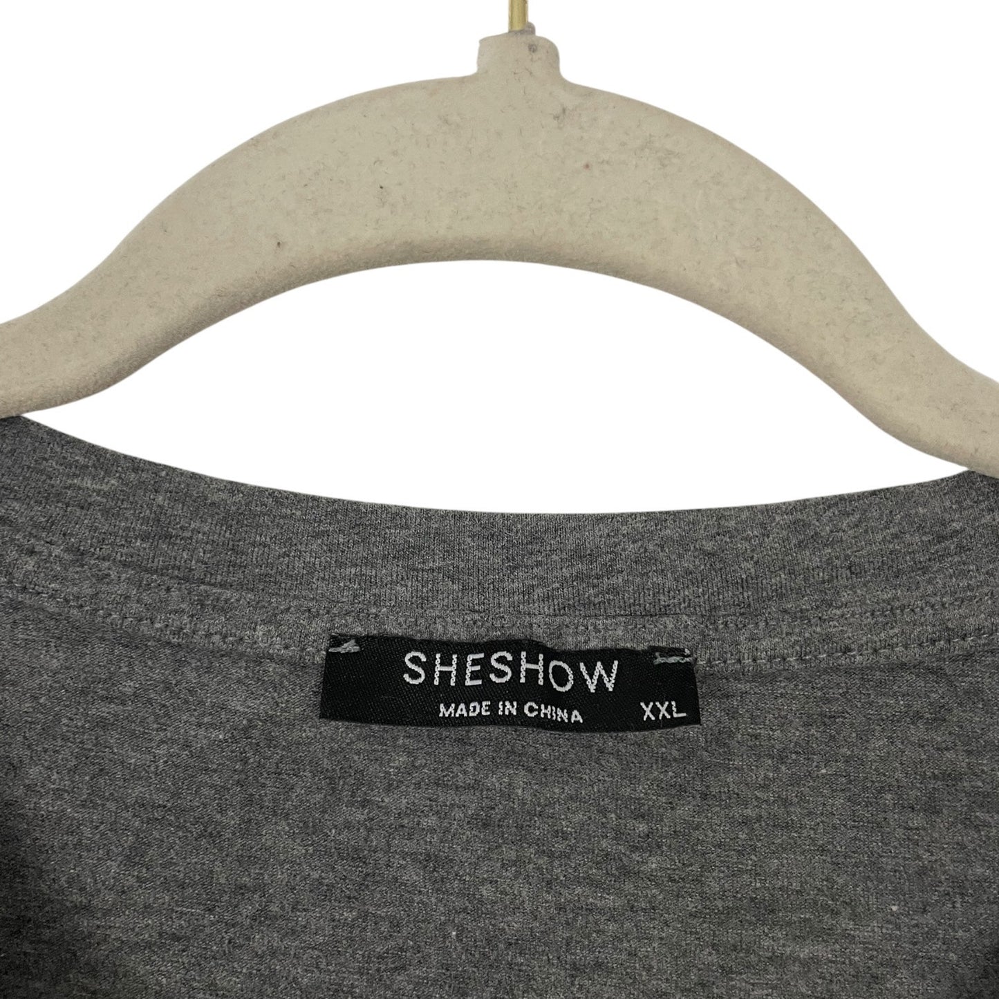 Sheshow Grey Driveway Drinker Graphic Short Sleeve Tee