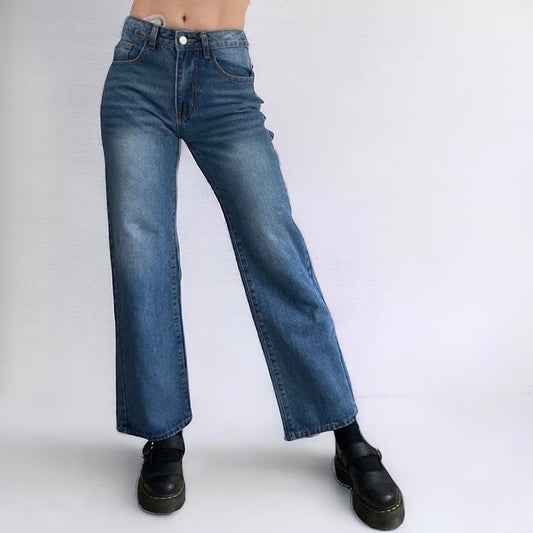 SHEIN Petite High Rise Boyfriend Mom Jeans