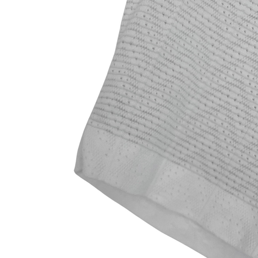 Lululemon Athletica Sheer White Cropped Active Top