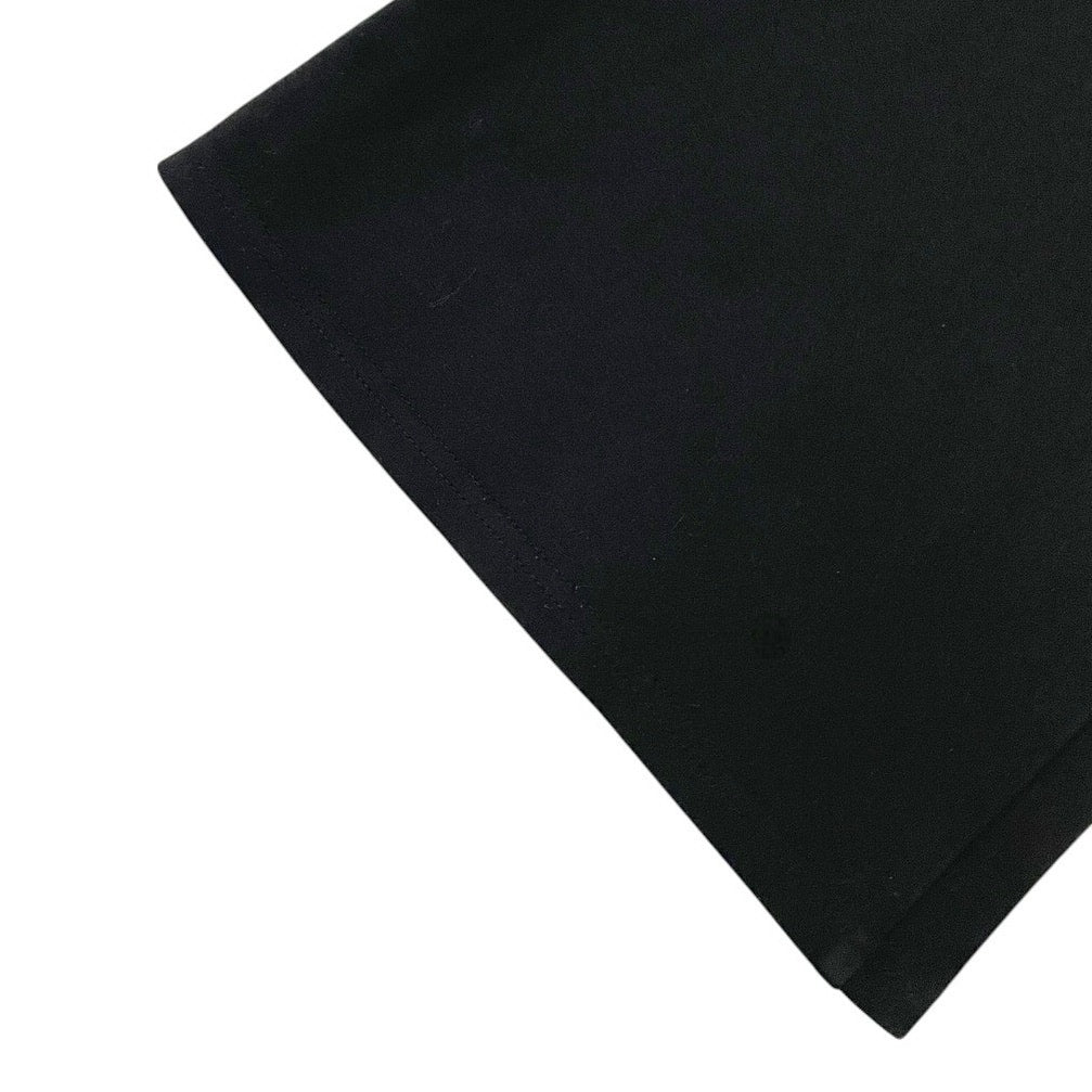 Adika Black Cutout Waist Flare Pants