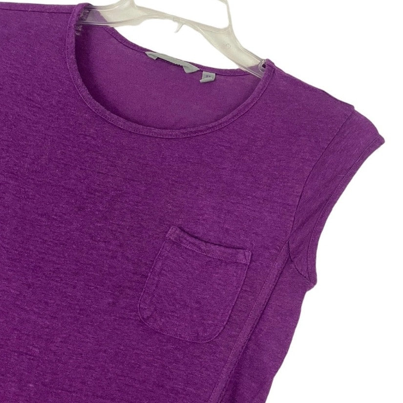 Athleta Purple Short Sleeve Top