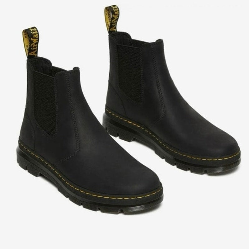 BNIB Dr. Martens Wyoming Black Leather Embury Chelsea Boots