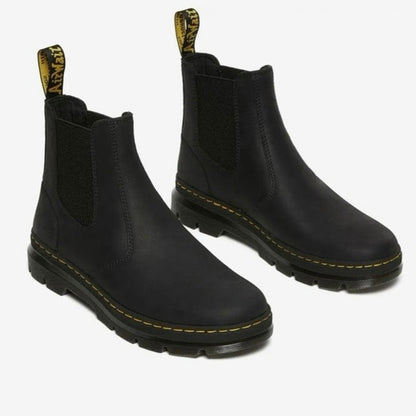 BNIB Dr. Martens Wyoming Black Leather Embury Chelsea Boots