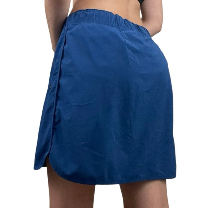 Athleta Blue Athletic Mini Golf Tennis Skirt with Shorts Lining