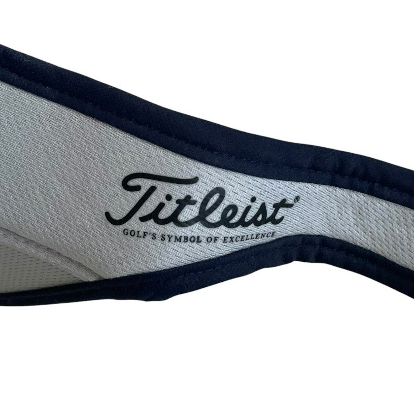 Titleist Navy Blue & White Embroidered Golf Visor