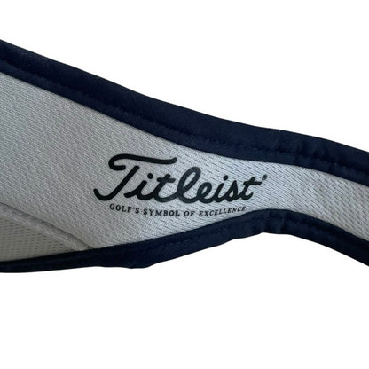 Titleist Navy Blue & White Embroidered Golf Visor