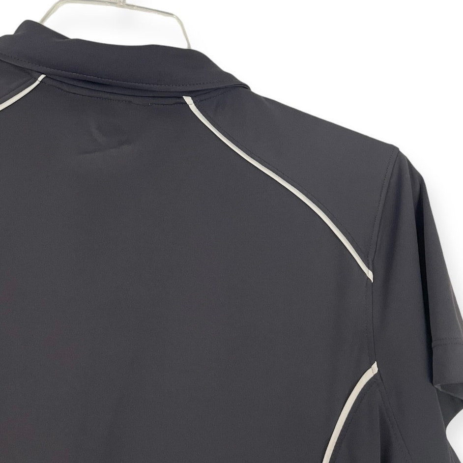 Slazenger Grey Quarter Zip Short Sleeve Active Golf Top