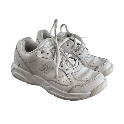 New Balance Abzorb Walking Strike Path 574 White Platform Sneakers SL-2 Fit