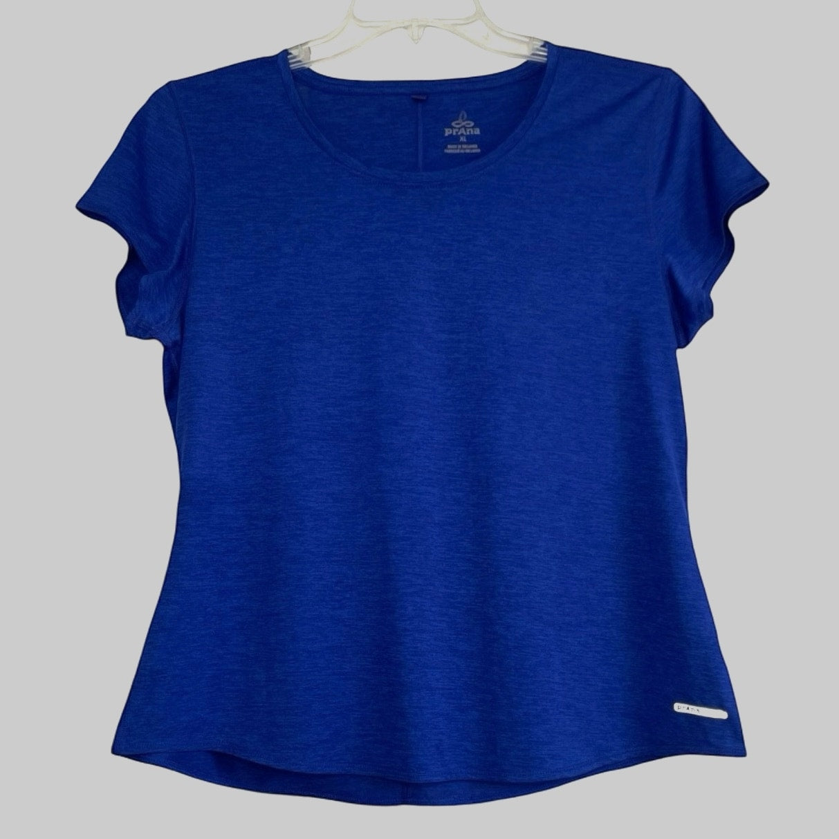 PrAna Blue Short Sleeve Athletic Top