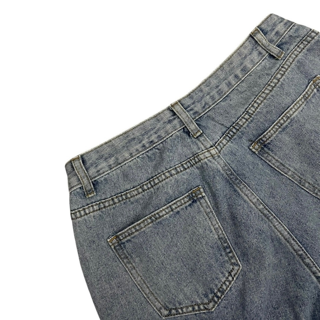 Nasty Gal Distressed High Rise Relaxed Fit Jeans