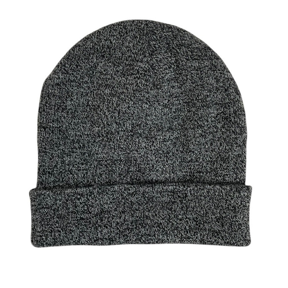 West Loop Grey Knit Beanie Hat