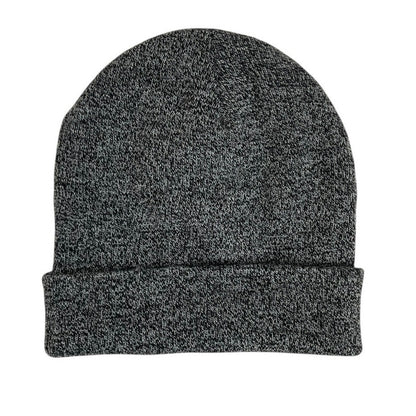 West Loop Grey Knit Beanie Hat
