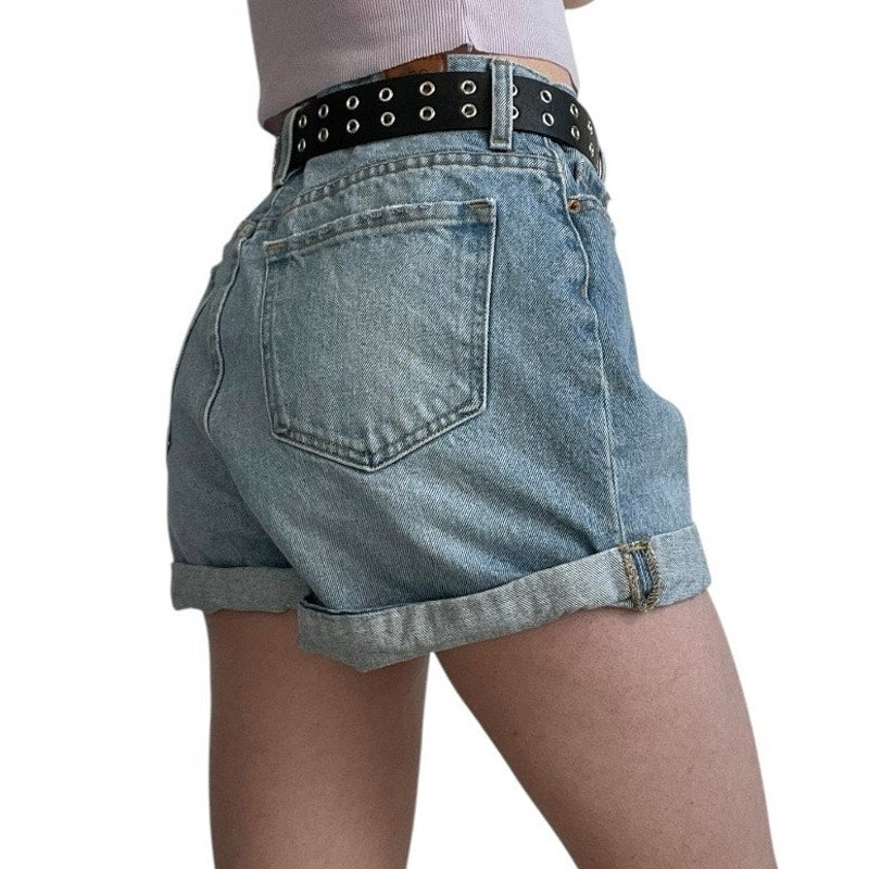 BDG Denim Mom High Rise Jean Mini Shorts