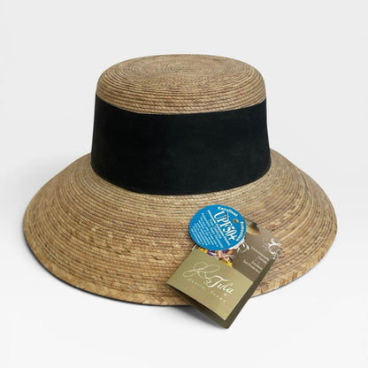 NWT Tula UPF 50+ Woven Palm Wide Brim Sun Hat