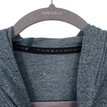 Under Armour Mens Threadborne Blue Active Hoodie Sweatshirt