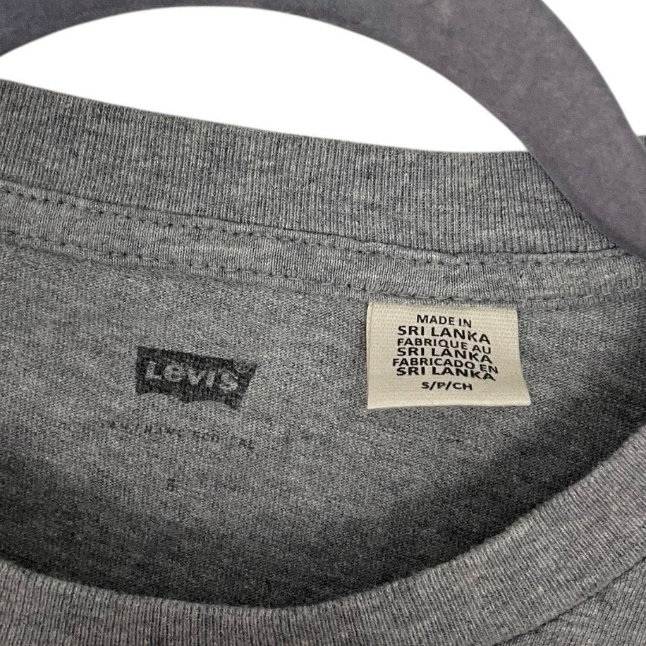Levi's Grey & Red Short Sleeve Logo Graphic Tee
