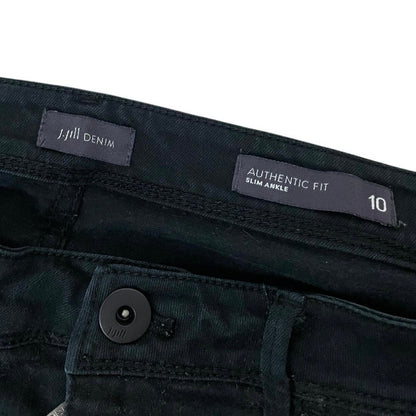 J. Jill Denim Black Authentic Fit Slim Ankle Jeans