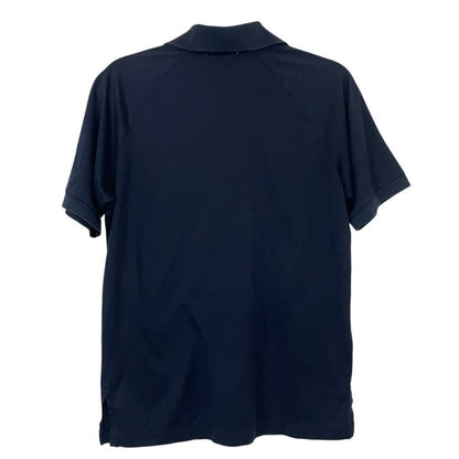Aureus Mens Navy Blue Short Sleeve Polo Shirt