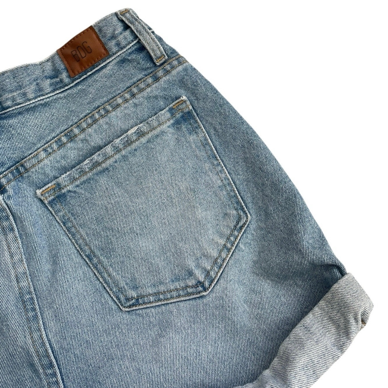 BDG Denim Mom High Rise Jean Mini Shorts