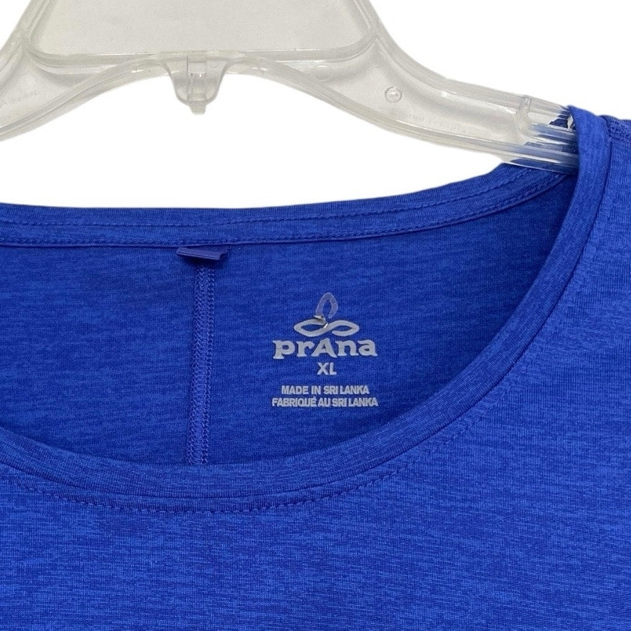 PrAna Blue Short Sleeve Athletic Top