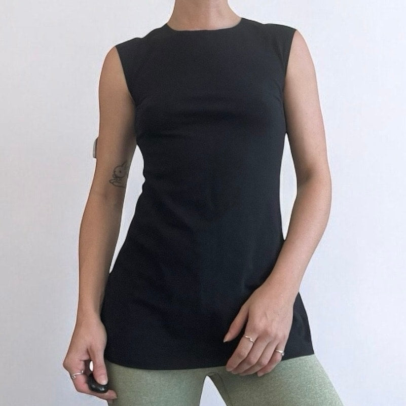 Nic + Zoe Black Soft and Stretchy Tank Top Blouse