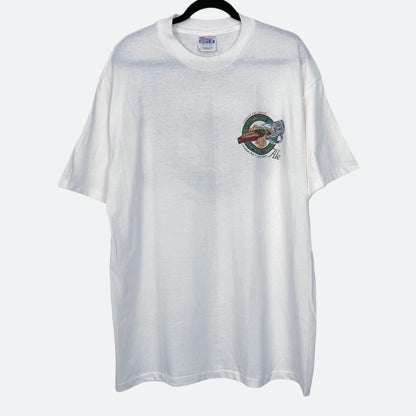 Vintage 90s White Gar Woods Mahogany Ale Lake Tahoe Beer Graphic Tee