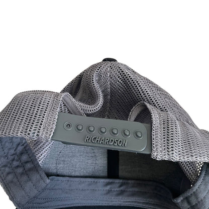 Richardson Mens Grey & Black Bridgestone 112 Trucker Hat