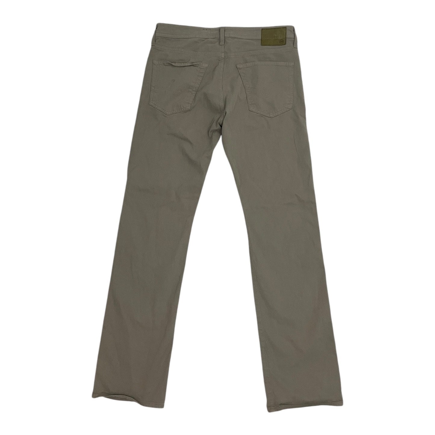 AG Adriano Goldschmied Beige The Protege Straight Leg Pants