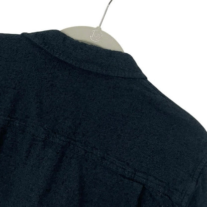 Valor Mens Dark Blue Long Sleeve Button Down Shirt