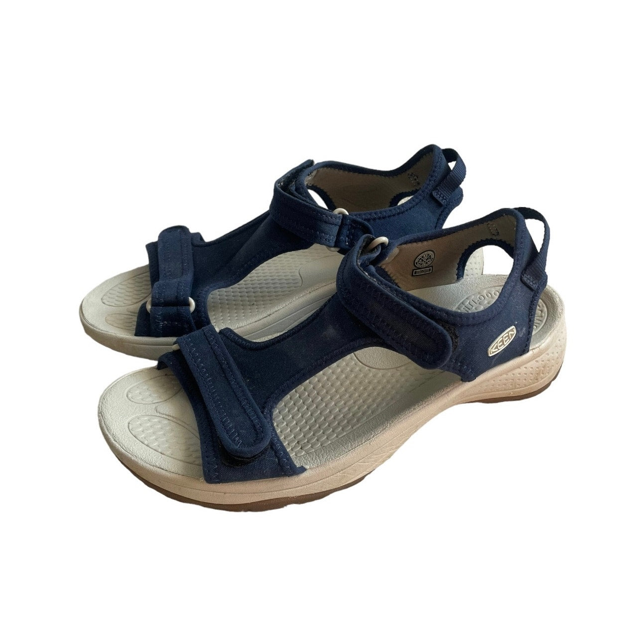 Keen Navy Blue Velcro Open Toe Strappy Water Resistant Sandals