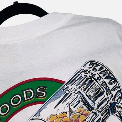 Vintage 90s White Gar Woods Mahogany Ale Lake Tahoe Beer Graphic Tee
