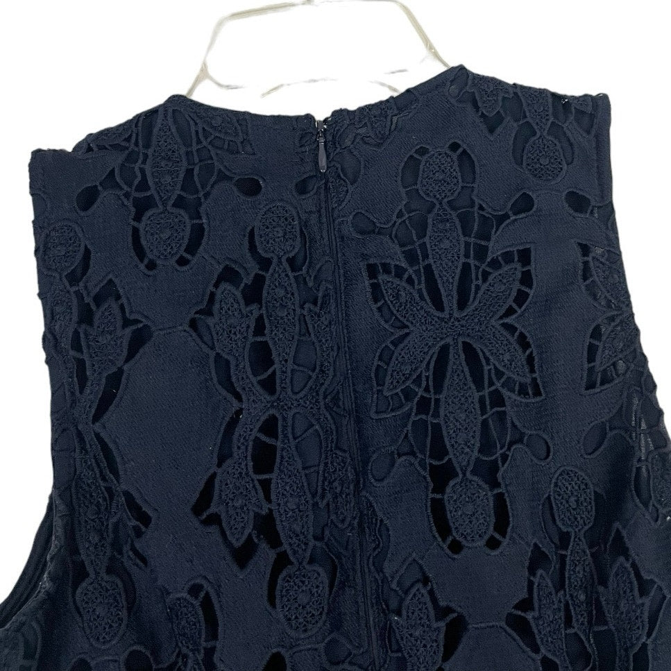 H&M Navy Blue Lace Mini Dress