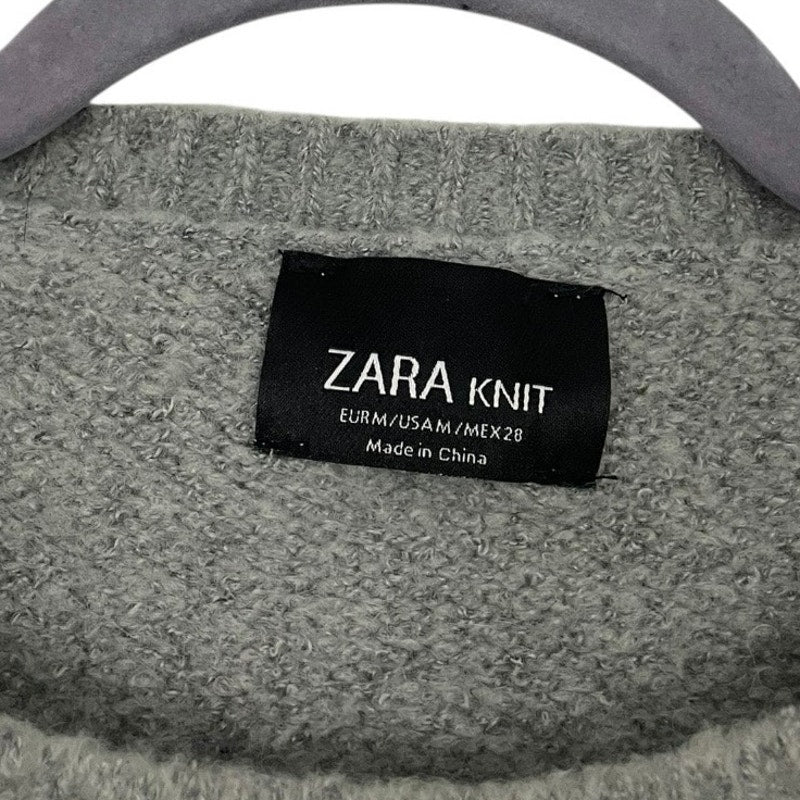 Zara Knit Grey Crewneck Sweater