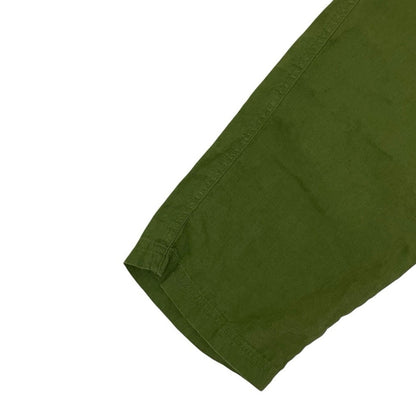 C&C California Olive Green Linen Cargo Pants