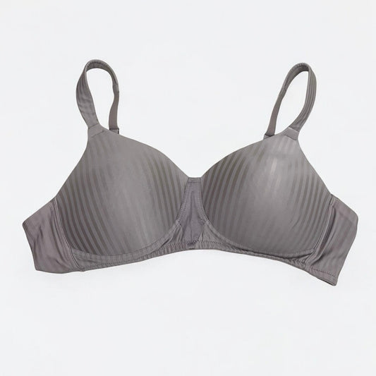 Playtex Purple Striped Padded Bra