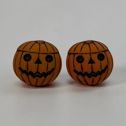Jack O' Lantern Pumkin Stud Earrings
