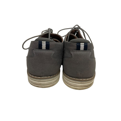 Madden Mens M-Caspon Grey Lace Up Oxford Sneakers Casual Dress Shoes