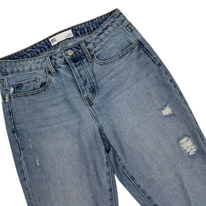 RSQ Distressed High Rise Boyfriend Jeans