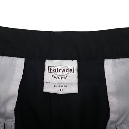 Fairway Outfitters Vintage Black Golf Midi Shorts