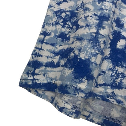 Reebok Blue & White Tie Dye Tank Top