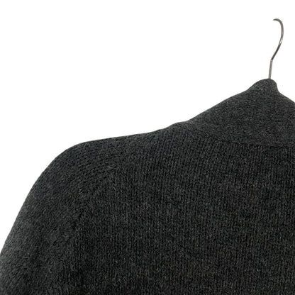 J. Jill Grey Knit Wool Cardigan Sweater