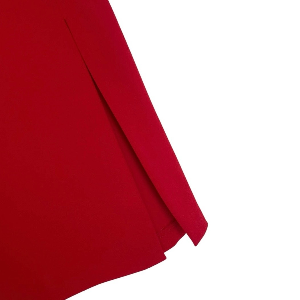 Express Red Bodycon Dress with Side Slit