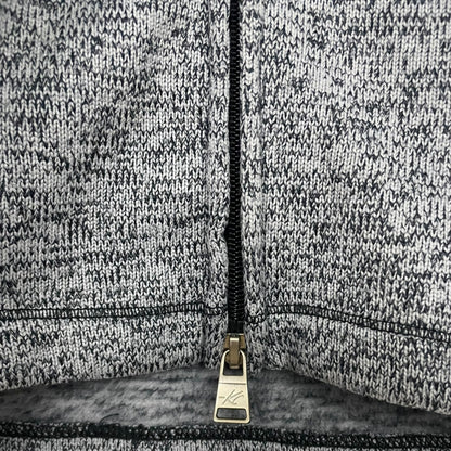 Kenneth Cole Reaction Grey Zip Up Quick Dry Headphone Access Hoodie Sweatshirt